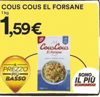 Coop Cous Cous El Forsane 1kg offerta
