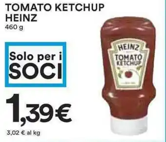 Coop Heinz Tomato Ketchup 460g offerta