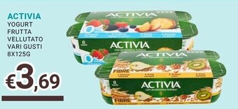 Eté Activia yogurt frutta vellutato vari gusti offerta