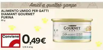 Coop Purina Gourmet Diamant Alimento Umido per Gatti 85g offerta
