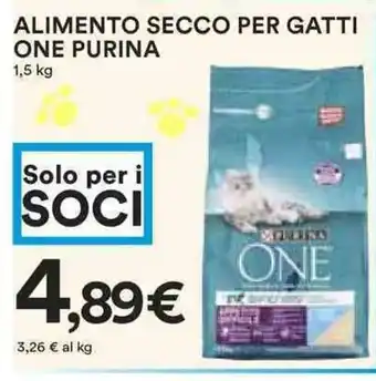 Coop Purina One Secco per Gatti Alimento 1,5kg offerta