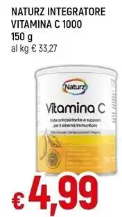 Famila Naturz - integratore vitamina c 1000 150 g offerta