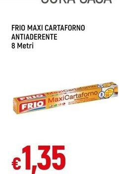Famila Frio maxi cartaforno antiaderente offerta