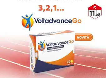 Conad VoltadvanceGo 25mg Capsule Molli Diclofenac epotamina offerta