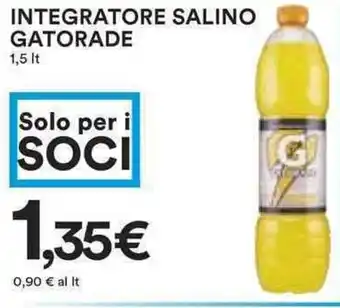 Coop Gatorade Salino Integratore 1,5lt offerta
