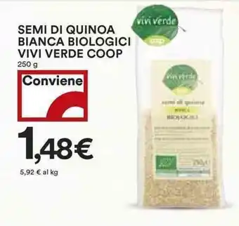 Coop Coop Vivi Verde Semi di Quinoa Bianca Biologici 250g offerta