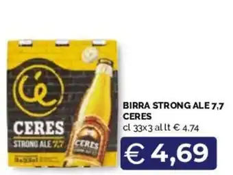 BIRRA STRONG ALE 7,7 CERES cl 33x3