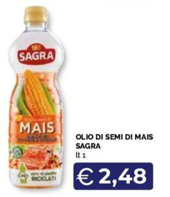 OLIO DI SEMI DI MAIS SAGRA lt 1