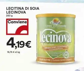 Coop Cereal Lecinova Lecitina di Soia 250g offerta