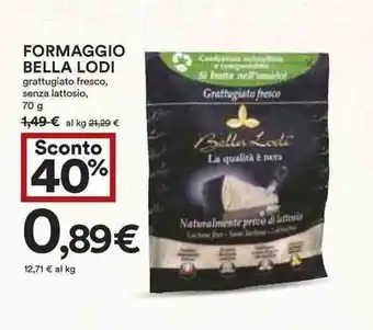 Coop Bella Lodi Formaggio 70g offerta