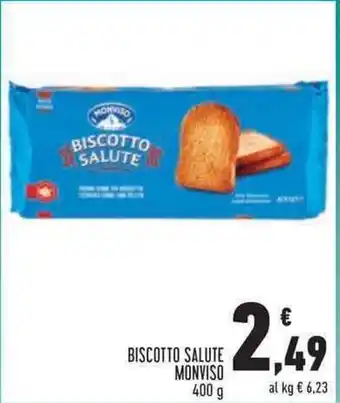 Conad Superstore BISCOTTO SALUTE MONVISO 400 g offerta