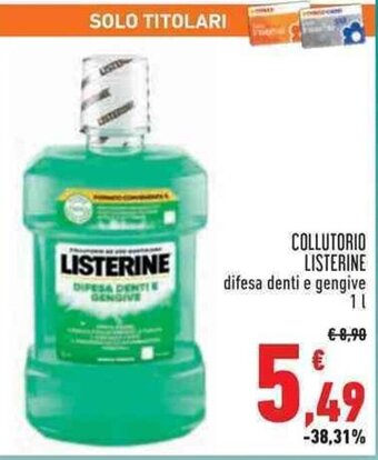 Conad Superstore COLLUTORIO LISTERINE 1 l offerta
