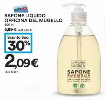 Coop Officina del Mugello Sapone Liquido 500ml offerta