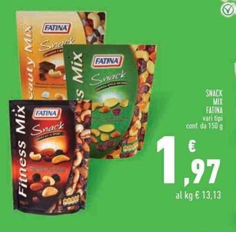 Conad Superstore SNACK MIX FATINA vari tipi conf. da 150 g offerta