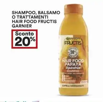 Coop 20% Sconto Garnier Fructis Hari Food Shampoo, Balsamo o Trattamenti offerta