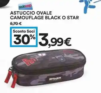 Coop Astuccio Ovale Camouflage Black o Star offerta