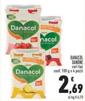 Conad Superstore DANACOL DANONE vari tipi conf. 100 g x 4 pezzi offerta