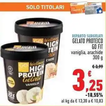 Conad Superstore GELATO PROTEICO GO FIT 300 g offerta