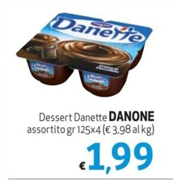 Maxi Family Dessert Danette DANONE assortito gr 125x4 offerta