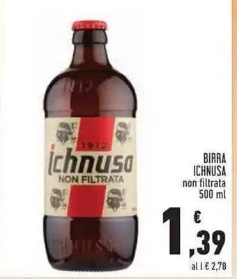 Conad Superstore BIRRA ICHNUSA 500 ml offerta