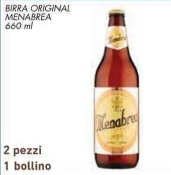 Conad Superstore BIRRA ORIGINAL MENABREA 660 ml offerta