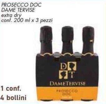 Conad Superstore PROSECCO DOC DAME TERVISE conf. 200 ml x 3 pezzi offerta