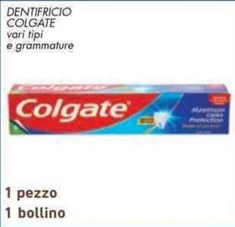 Conad Superstore DENTIFRICIO COLGATE vari tipi offerta