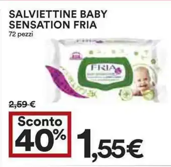 Coop Fria Sensation Baby Salviettine 72 pezzi offerta