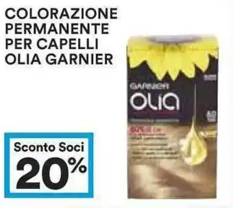Coop 20% Sconto Garnier Olia Colorazione Permanente per Capelli offerta