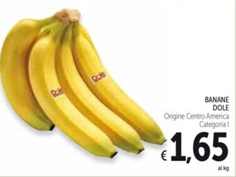 Spazio Conad BANANE DOLE offerta