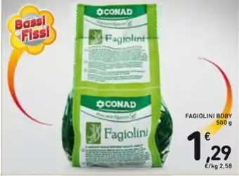 Spazio Conad FAGIOLINI BOBY 500 g offerta
