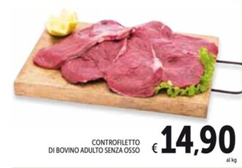 Spazio Conad CONTROFILETTO DI BOVINO ADULTO SENZA OSSO offerta