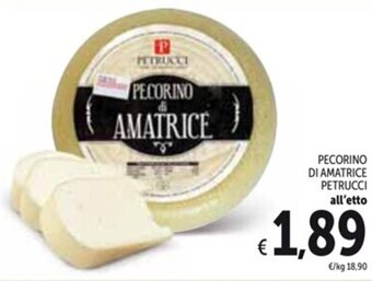 Spazio Conad PECORINO DI AMATRICE PETRUCCI all'etto offerta