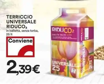 Coop Riduco2 Terriccio Universale 25lt. offerta