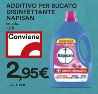 Coop Napisan Additivo per Bucato Disinfettante 1,2lt. offerta