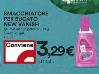 Coop Vanish New Smacchiatore per Bucato 750ml o 500g offerta