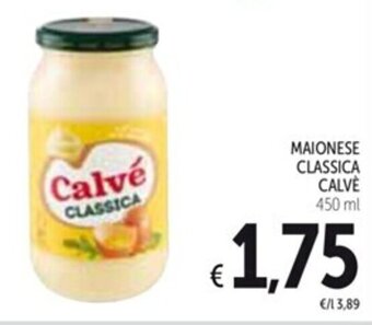 Spazio Conad MAIONESE CLASSICA CALVE 450 ml offerta