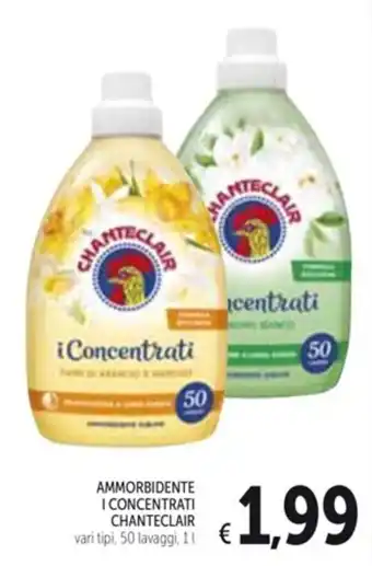 Spazio Conad AMMORBIDENTE CHANTECLAIR vari tipi, 50 lavaggi, 1 l offerta