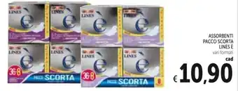 Spazio Conad ASSORBENTI PACCO SCORTA LINES È offerta