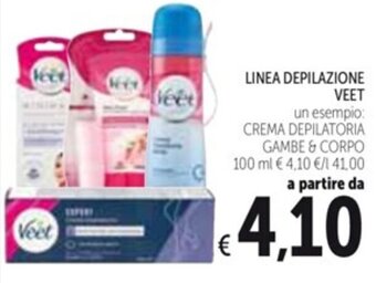Spazio Conad LINEA DEPILAZIONE VEET offerta