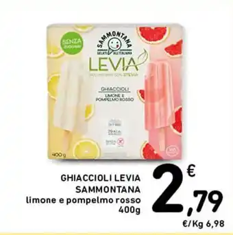 Spazio Conad GHIACCIOLI LEVIA SAMMONTANA limone e pompelmo rosso 400g offerta