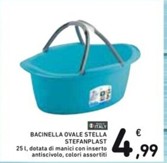 Spazio Conad BACINELLA OVALE STELLA STEFANPLAST offerta