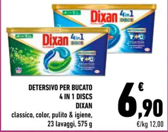 Conad DETERSIVO PER BUCATO 4 IN 1 DISCS DIXAN 23 lavaggi, 575 g offerta