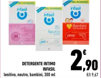 Conad DETERGENTE INTIMO INFASIL 300 ml offerta