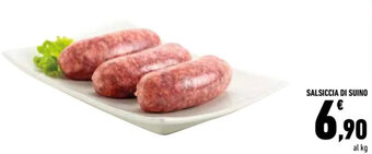 Conad SALSICCIA DI SUINO offerta