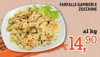 Famila FARFALLE GAMBERI E ZUCCHINE offerta