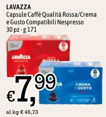 Famila LAVAZZA Capsule Caffè 30 pz-g 171 offerta