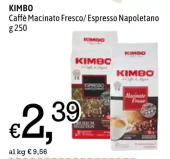 Famila KIMBO Caffè Macinato Fresco/ Espresso Napoletano 250 g offerta