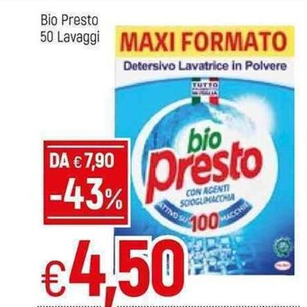 Famila Bio Presto 50 lavaggi offerta