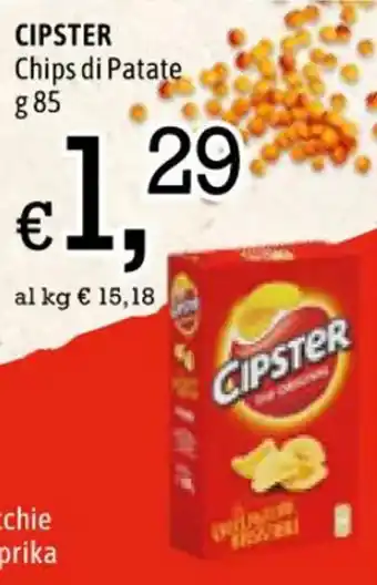 Famila CIPSTER Chips di Patate g 85 offerta